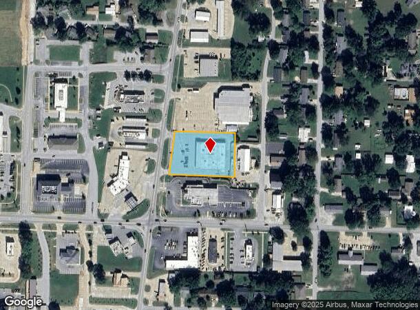 198 N Curtis Ave, Pea Ridge, AR Parcel Map