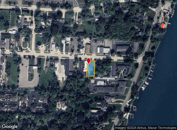  7593 Macomb St, Grosse Ile, MI Parcel Map