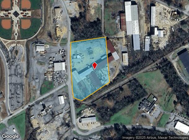  1222 Airlane, Benton, AR Parcel Map