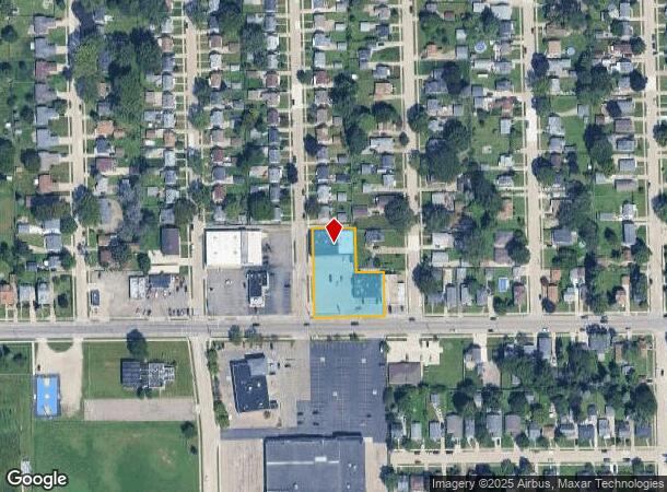 16101 E 10 Mile Rd, Eastpointe, MI Parcel Map