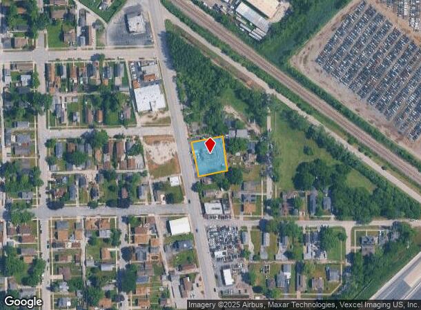 14235 Dixie Hwy, Blue Island, IL Parcel Map