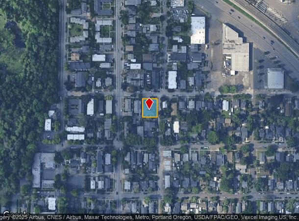  1726 Se Insley St, Portland, OR Parcel Map