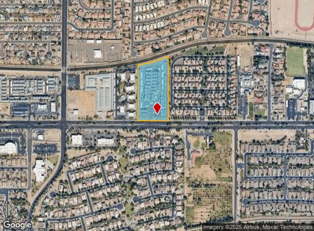 1640 E Baseline Rd, Phoenix, AZ Parcel Map