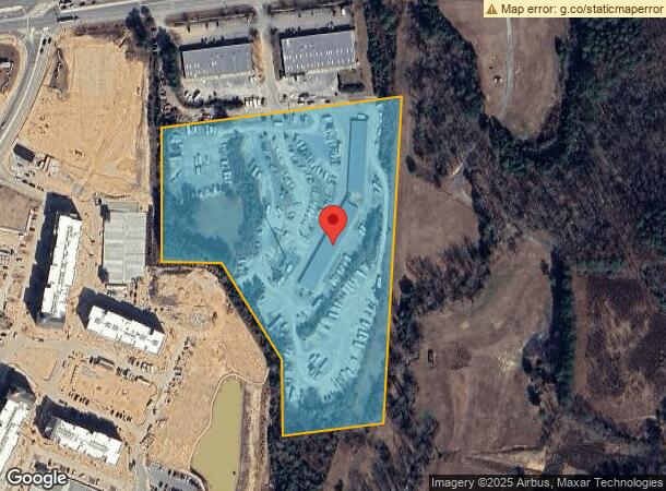  7325 Self Storage Rd, Apex, NC Parcel Map