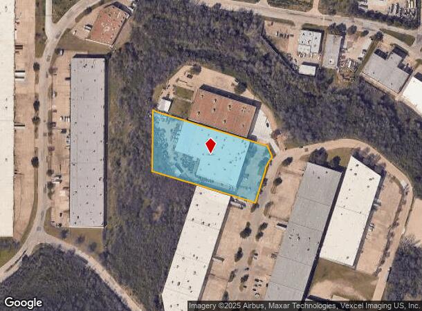  1617 Terre Colony Ct, Dallas, TX Parcel Map
