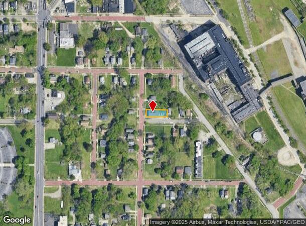 167 Chittenden St, Akron, OH Parcel Map