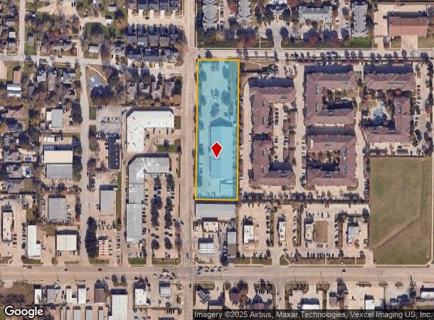 204 N Dooley St, Grapevine, TX Parcel Map