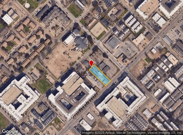  3629 Ross Ave, Dallas, TX Parcel Map