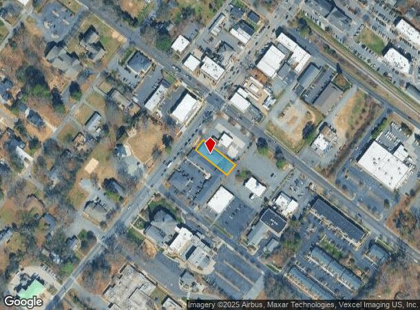  119 S Trade St, Matthews, NC Parcel Map