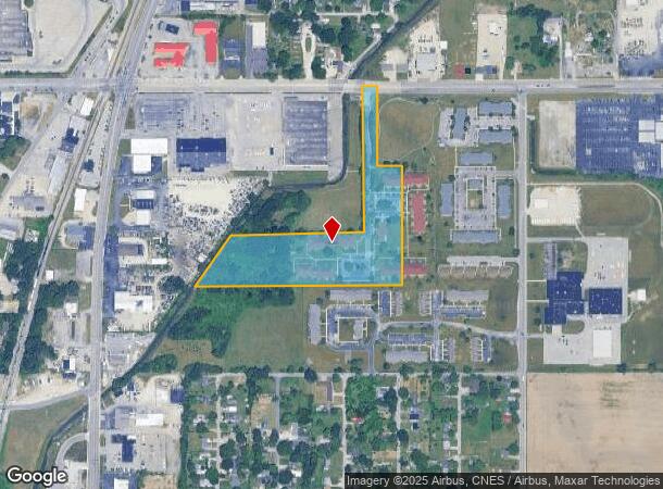  1601 E Mcgalliard Rd, Muncie, IN Parcel Map