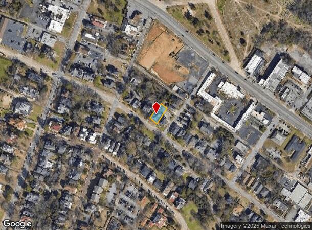  1063 Walnut St, Macon, GA Parcel Map