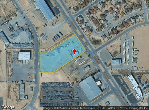  421 S Darrington Rd, El Paso, TX Parcel Map