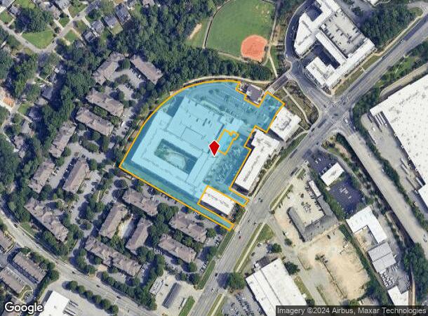  5070 Peachtree Blvd, Atlanta, GA Parcel Map