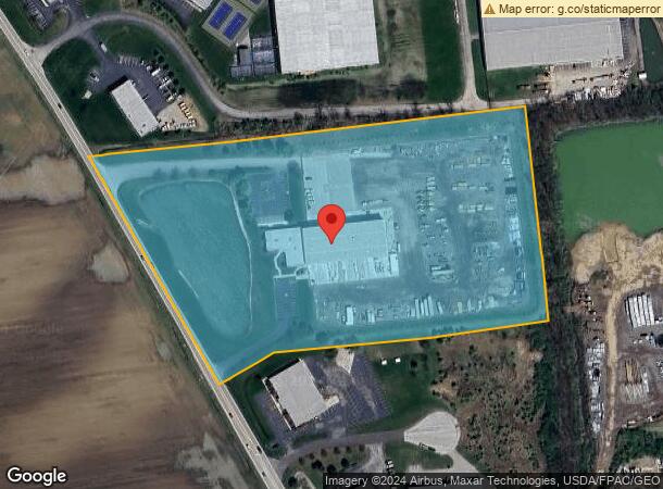  7500 Industrial Pky, Plain City, OH Parcel Map