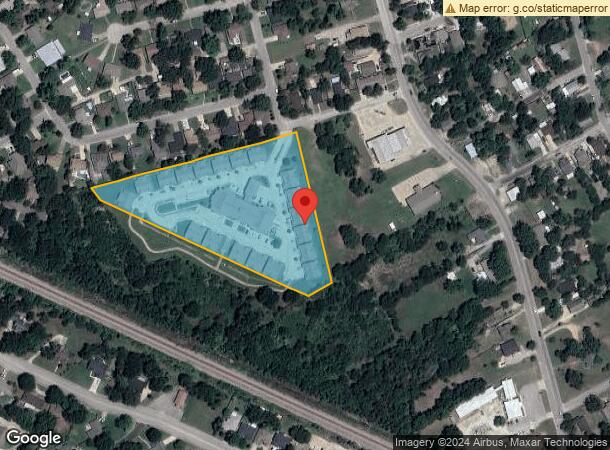  1900 Cambridge St, Corsicana, TX Parcel Map