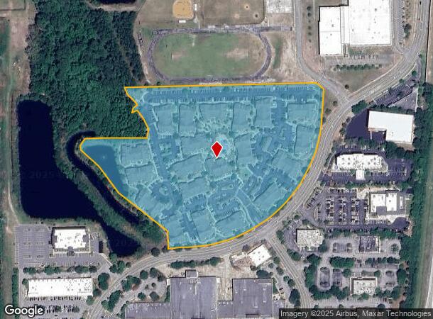  8150 Point Meadows Dr, Jacksonville, FL Parcel Map