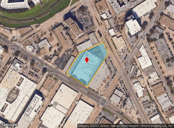  1715 Market Center Blvd, Dallas, TX Parcel Map