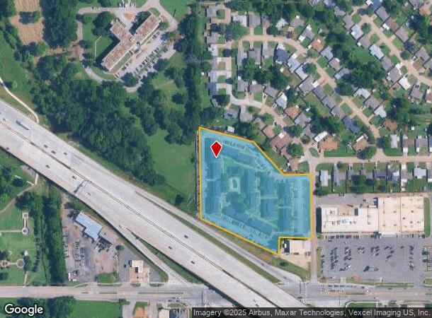 4625 Tinker Diagonal, Oklahoma City, OK Parcel Map