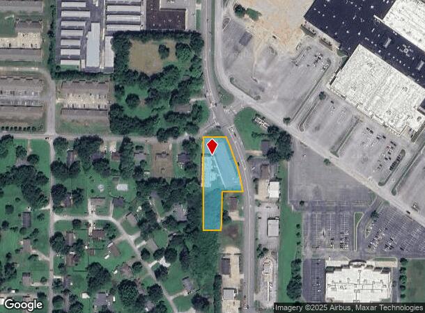 2577 Mall Rd, Florence, AL Parcel Map