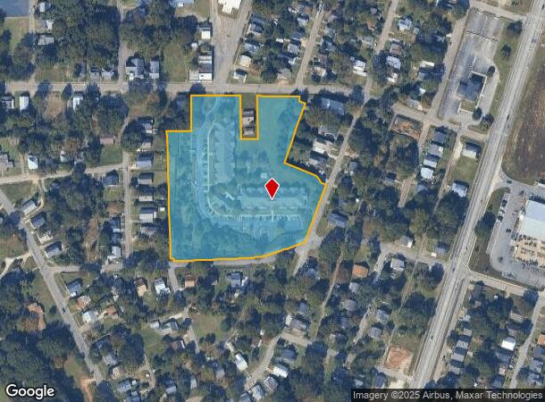501 S 8Th St, Lanett, AL Parcel Map