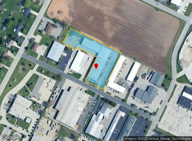 1010 Centennial St, Green Bay, WI Parcel Map