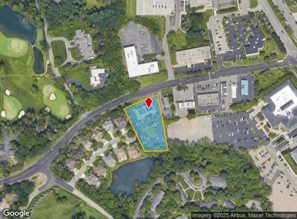 121 W Long Lake Rd, Bloomfield Hills, MI Parcel Map