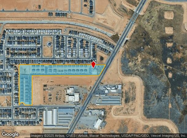 10551 Dyer St, El Paso, TX Parcel Map