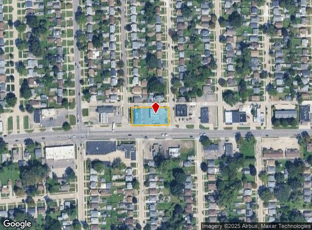 15121 E 10 Mile Rd, Eastpointe, MI Parcel Map