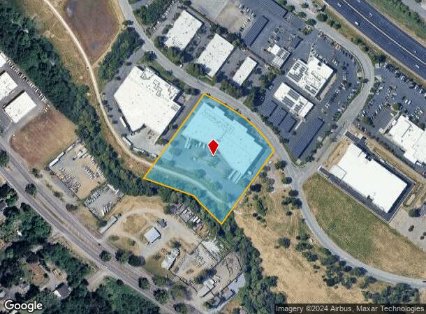  1105 Industrial Ave, Petaluma, CA Parcel Map