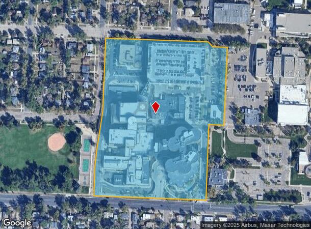  1400 E Boulder St, Colorado Springs, CO Parcel Map