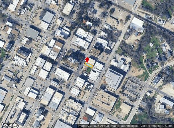  105 S College St, Waxahachie, TX Parcel Map