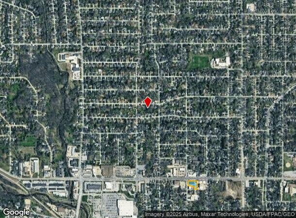  6580 University Ave, Windsor Heights, IA Parcel Map