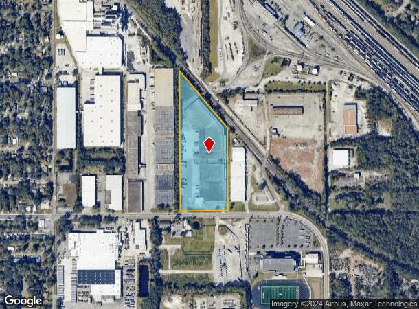  2625 W 5Th St, Jacksonville, FL Parcel Map