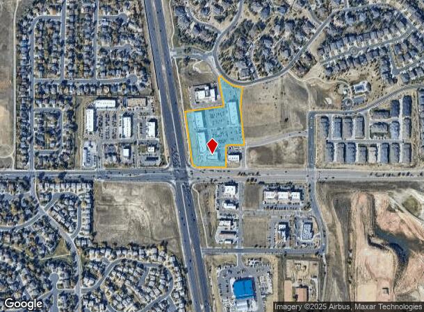 12219 Pine Bluffs Way, Parker, CO Parcel Map