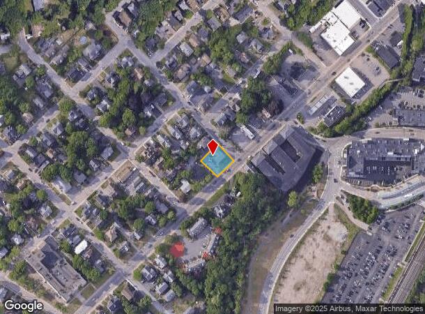  2 2Nd St, Attleboro, MA Parcel Map