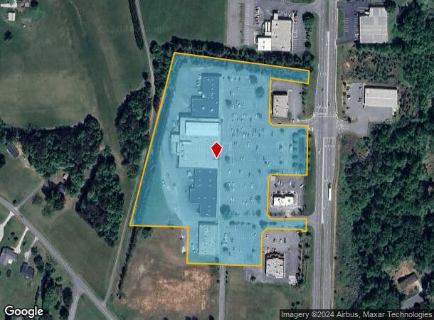  1537 Freeway Dr, Reidsville, NC Parcel Map