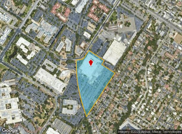  911 Hansen Way, Palo Alto, CA Parcel Map