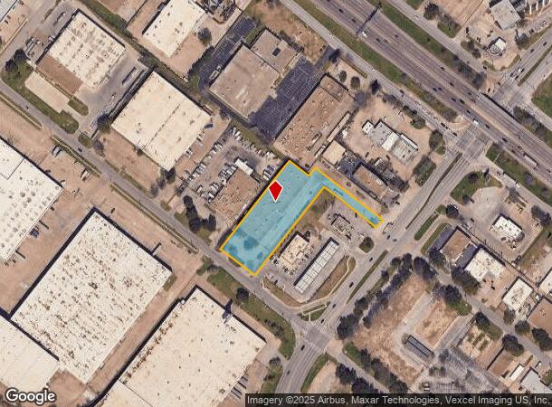  7410 Ambassador Row, Dallas, TX Parcel Map