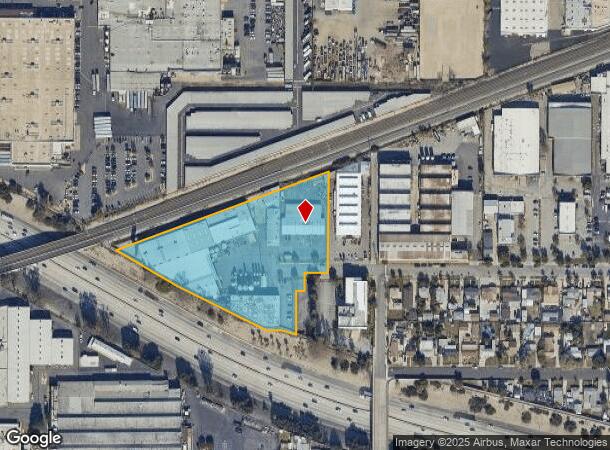  1061 W 5Th St, Azusa, CA Parcel Map