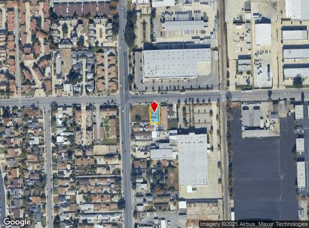  1222 E Grand Ave, Pomona, CA Parcel Map