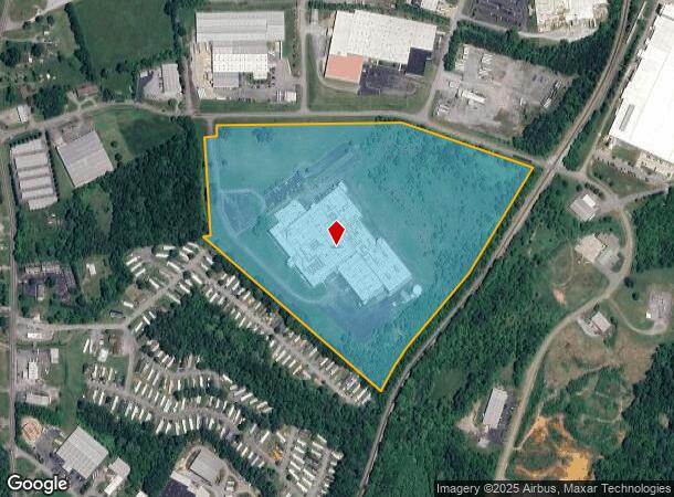  201 Industrial Dr, Bristol, TN Parcel Map