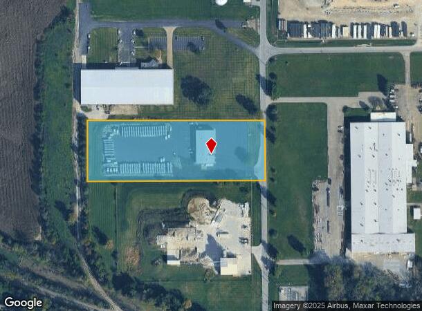 455 N Range Line Rd, Morristown, IN Parcel Map