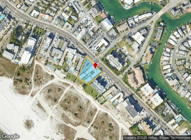 11730 Gulf Blvd, Treasure Island, FL Parcel Map