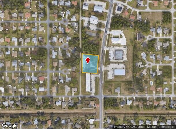 852 Jupiter Blvd Nw, Palm Bay, FL Parcel Map