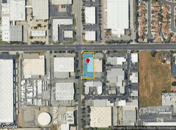  5711 Schaefer Ave, Chino, CA Parcel Map