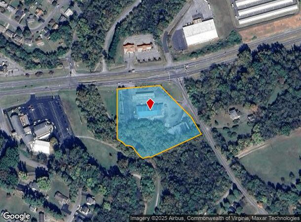 1551 E Washington Ave, Vinton, VA Parcel Map