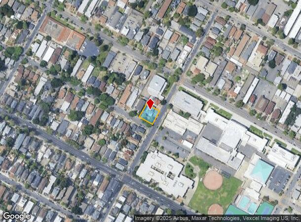  1301 Walnut St, Alameda, CA Parcel Map