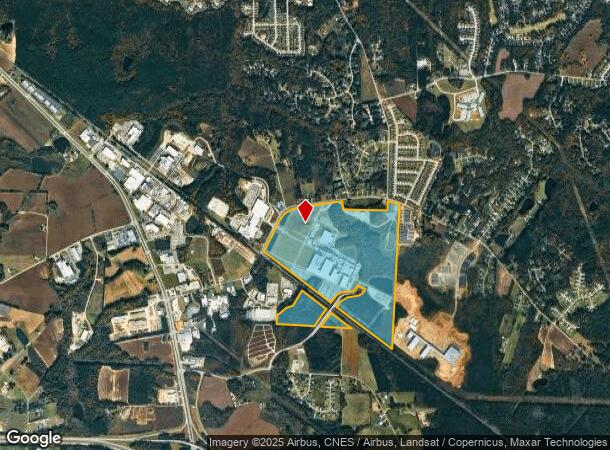  3611 Powhatan Rd, Clayton, NC Parcel Map