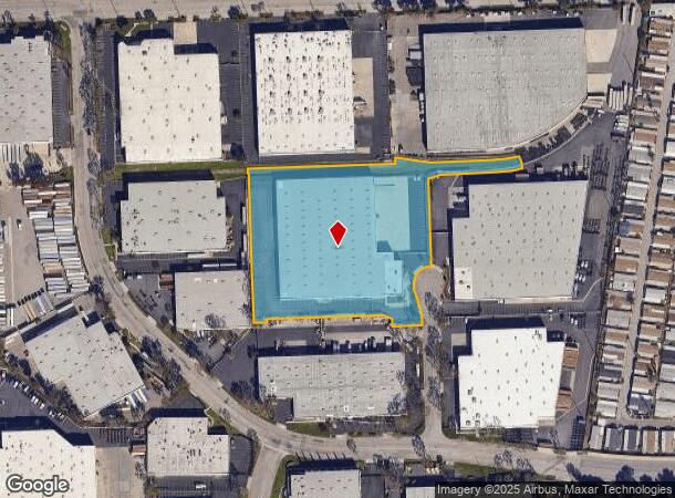  2511 S Edison Way, Compton, CA Parcel Map
