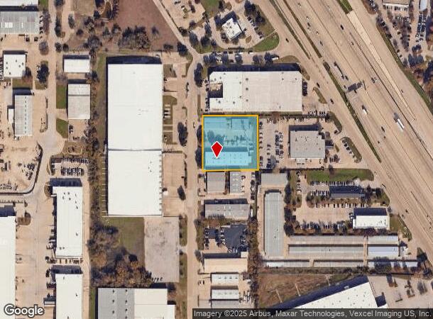 529 Industrial Blvd, Grapevine, TX Parcel Map